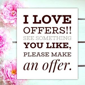 Make me an offer!❤️